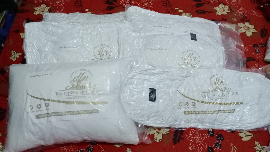 Dafina Pillow Bantal Guling Hotel Premium 4pcs (bisa Campur)