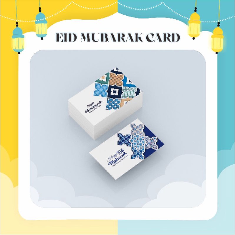 Eid Mubarak Card / Kartu Idul Fitri exclusive / Kartu Ucapan Lebaran Ramadhan