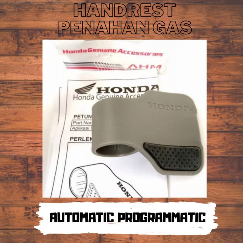 Penahan Gas Motor Honda Original - Handrest Original AHM Universal Ori