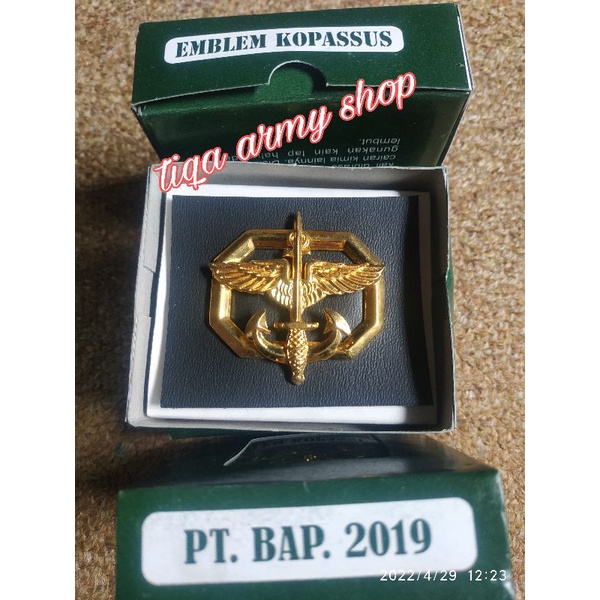 EMBLEM KOPASSUS/HEMBLEM KOPASSUS/EMBLEM KOPASSUS ASLI/EMBLEM KOPASSUS ORI