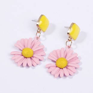 Anting Bunga DAISY 02 Sterling Silver S925 Gaya Korea Fashion Women Flower Earring Korean Style