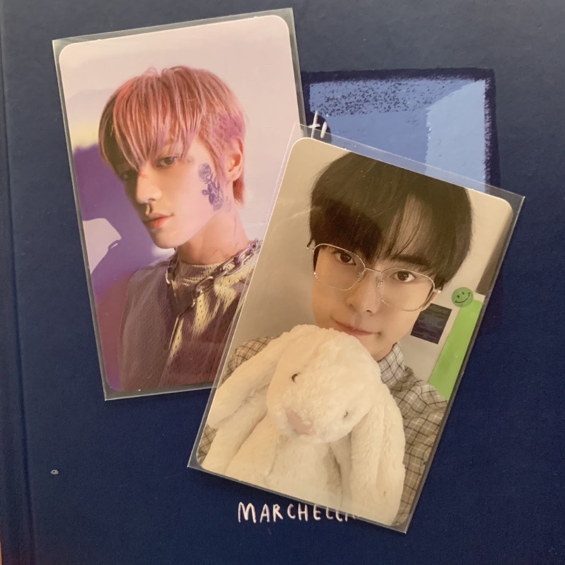 taeyong 2nd player, Doyoung sticker boneka photocard