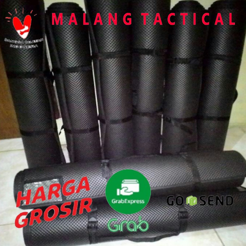 Matras Camping Hitam Polos