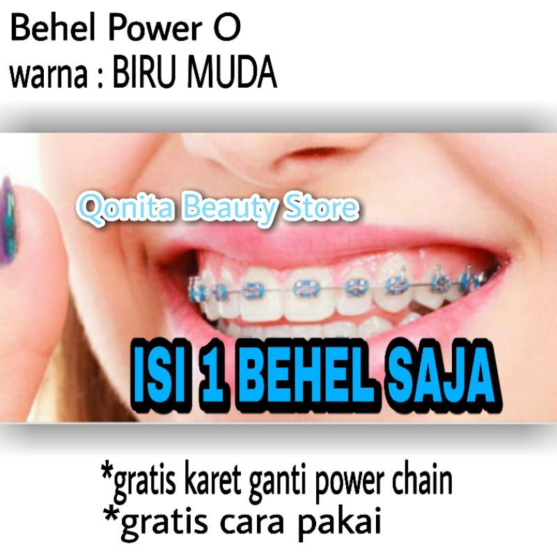 [BISA COD] ISI 1 Picis BEHEL LEPAS PASANG MURAH WARNA BIRU MUDA UNTUK CEWEK COWOK BEHEL FASHION