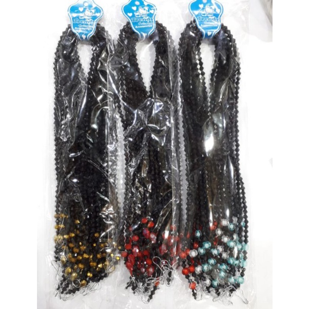 Kalung Strap Masker KRISTAL 12buah Kulakan Grosir