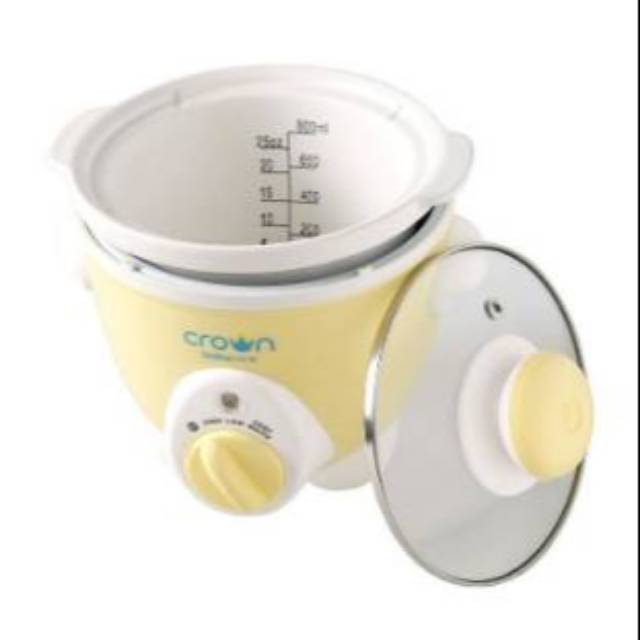 CROWN Electric crockery pot/Alat Masak Makanan Bayi