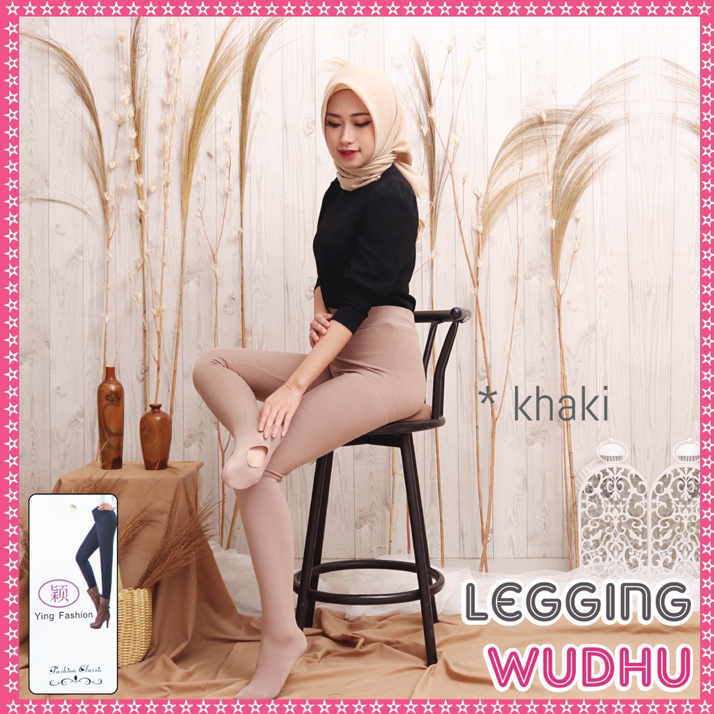 [ GROSIR ] Legging Wudhu Wanita Premium / Legging Jumbo / Legging Muslimah wanita / legging polos wanita