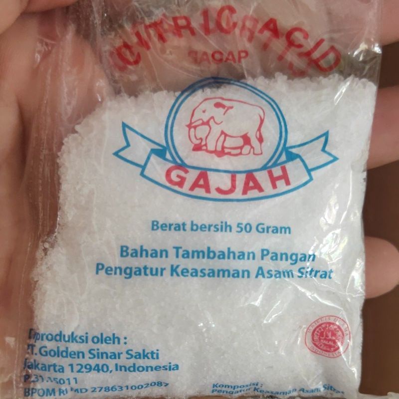 citrun citric acid cap gajah