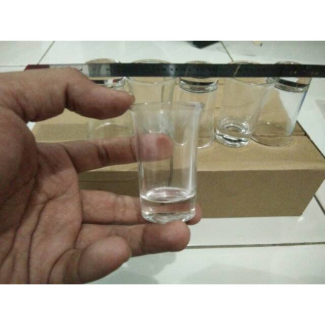 Jual 6pcs Gelas Sloki Shot Glass Gelas Wine Gelas Mini Gelas Souvenir Cantik Tebal 2943