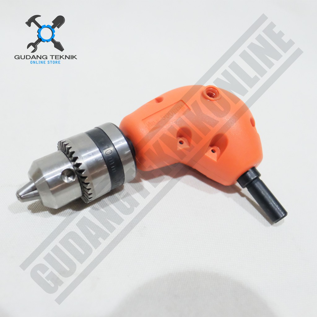 Elbow Drill Extension 10mm Bull BLSP01 002 - Adaptor Adapter Sambungan Kepala Bor Model L 10 mm