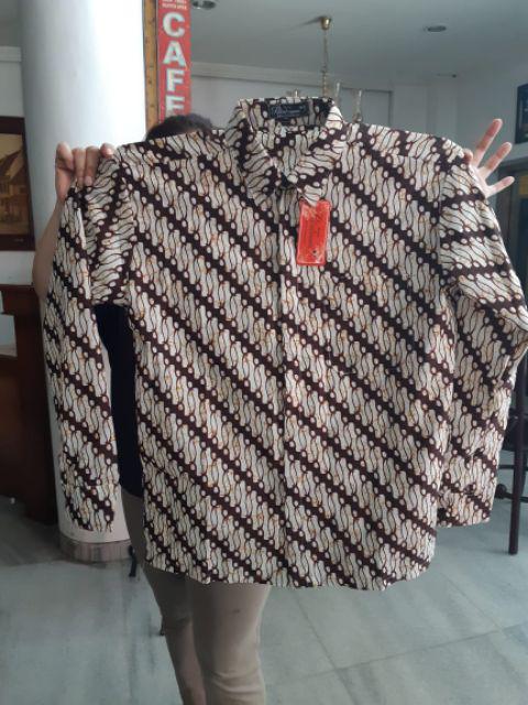 Couple Ayah Anak Batik Unggul Jaya Parang Putih