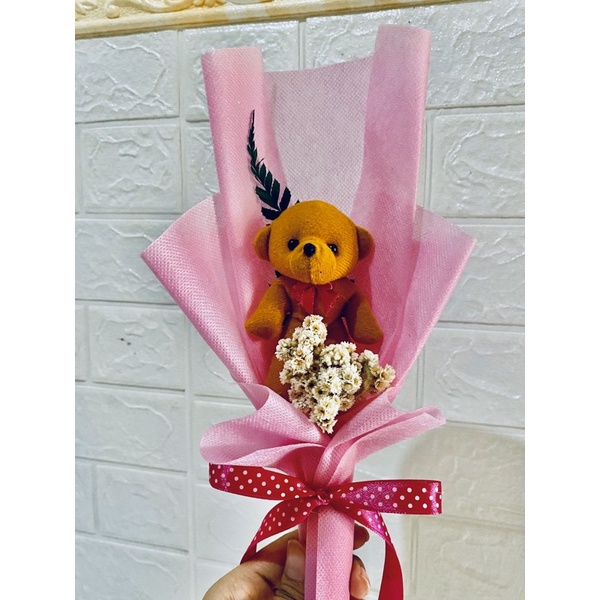 

buket boneka teddy bear bouquet murah hampers hadiah ulatah wisuda anniversary