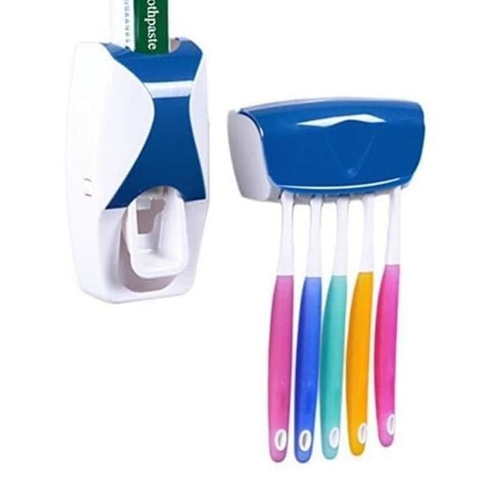 DISPENSER ODOL PASTA GIGI GANTUNGAN TOOTHBRUSH HOLDER TOOTPASTE KAMAR MANDI TOILET PAJANGAN VA95