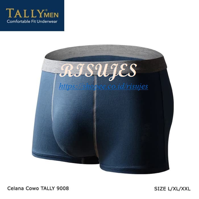 Celana Dalam Boxer Pria Tally / CD Cowok Laki-laki ASLI TALLY 9008 Official