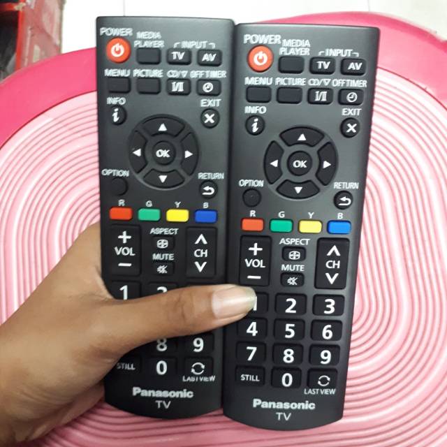 REMOTE REMOT TV LED LCD PANASONIC VIERA N2QAYB000823 ORIGINAL ASLI