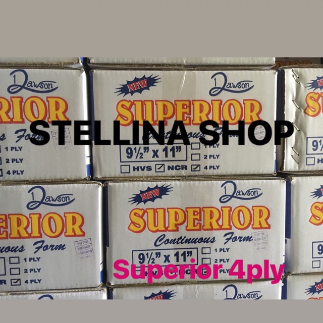 

Continous Form superior 4ply (4Rangkap)