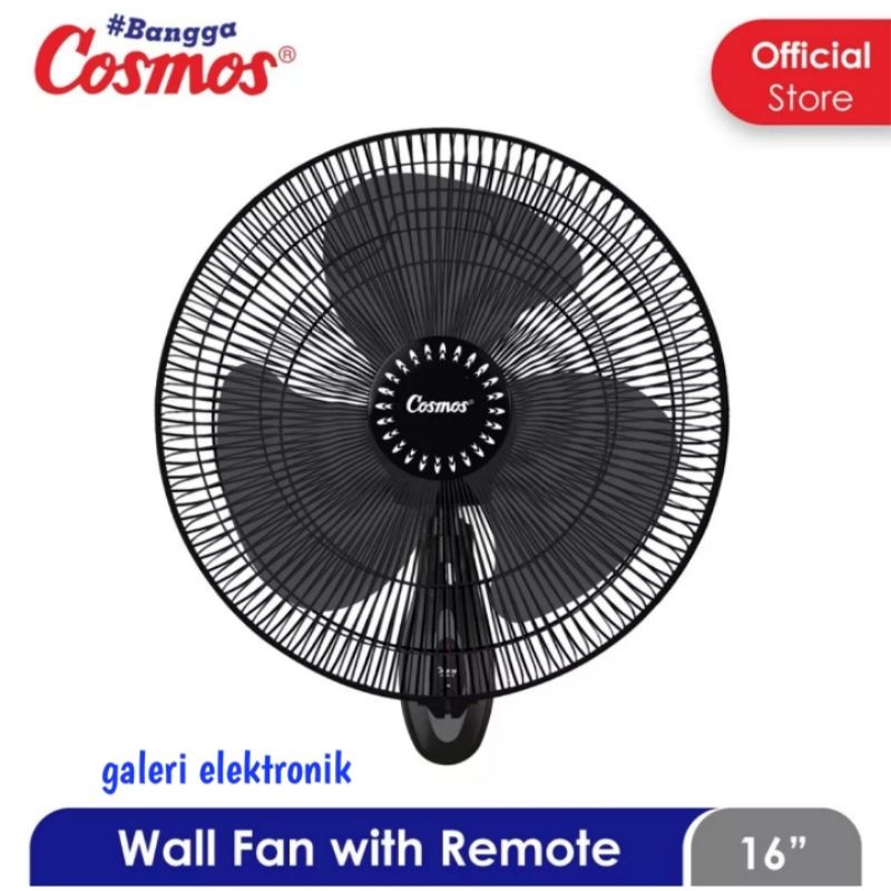 Kipas angin dinding/gantung Remote Cosmos 16inch 16WFGR