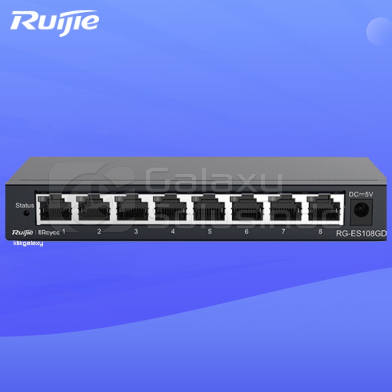 RUIJIE RG-ES108GD 8 Port Gigabit Unmanaged Metal Switch