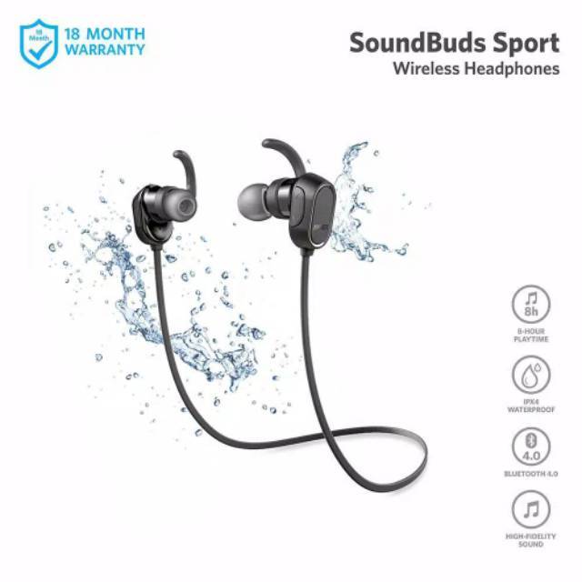 Anker SoundBuds Sport | Earphone Bluetooth In-ear
