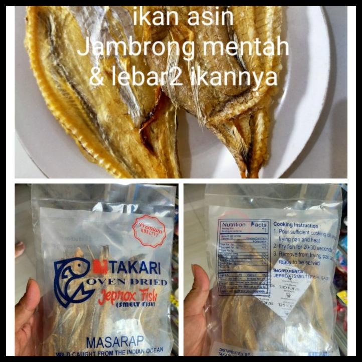 

Ikan Asin Jambrong Takari/Takari Jeprox Fish/Takarai Oven Dried Fish