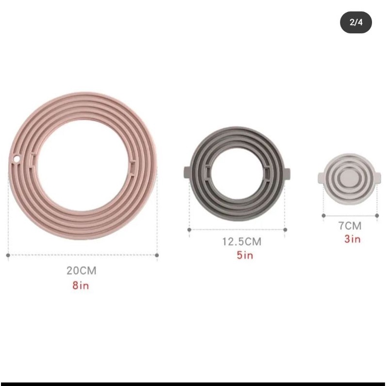 TATAKAN SILICON ANTI PANAS 3 IN 1