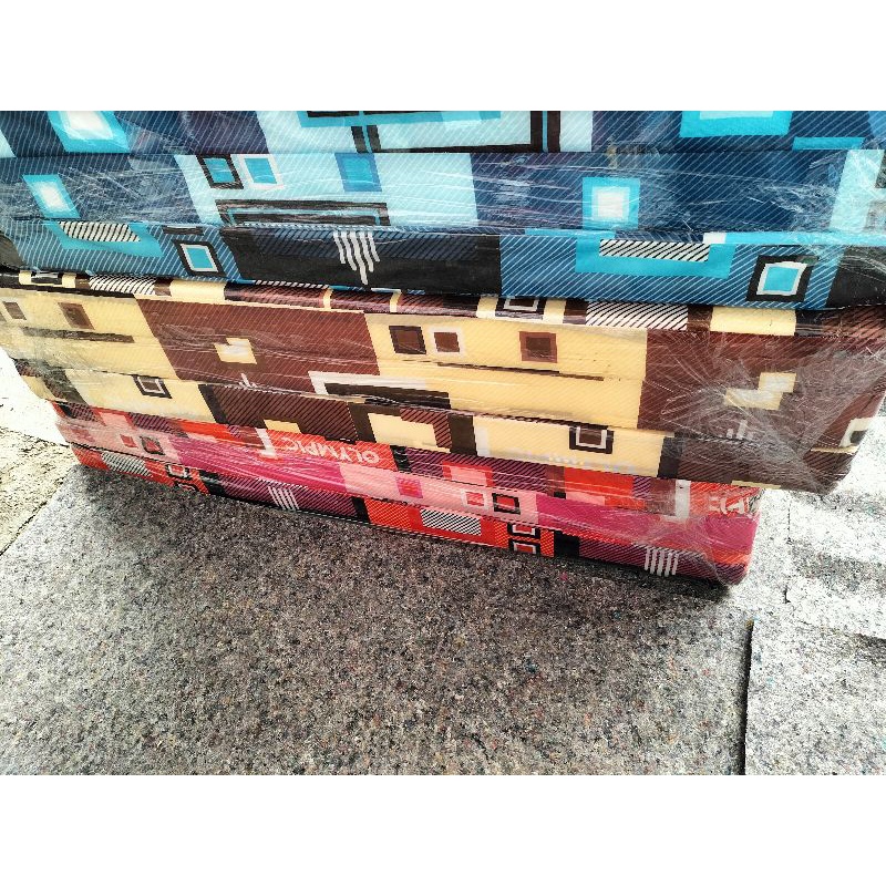 Kasur Busa Olympic Lipat 3 tebal 8 cm .