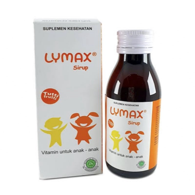 LYMAX SYRUP 100ML // LYMAX VITAMIN ANAK // LYMAX VITAMIN NAFSU MAKAN