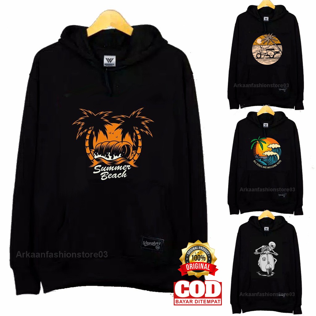 AKN - SWEATER HOODIE PRIA TEBAL / SWEATER HOODIE SURFING / SWEATER HOODIE PANTAI ORIGINAL WANGKERS