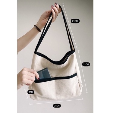 SATU ALAT Tote Bag HARUKA 100% Canvas Premium Tebal Tas Kanvas