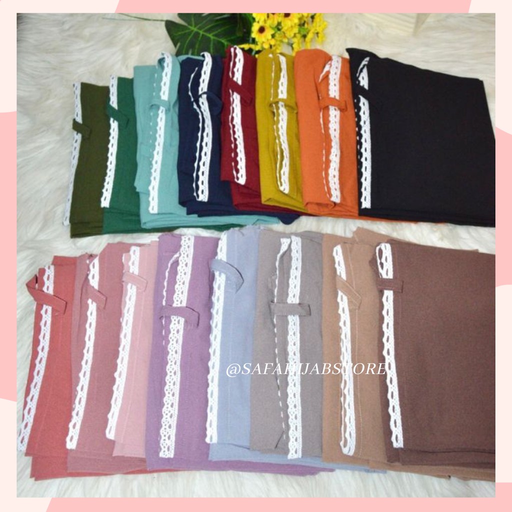 HIJAB BERGO RENDA PREMIUM