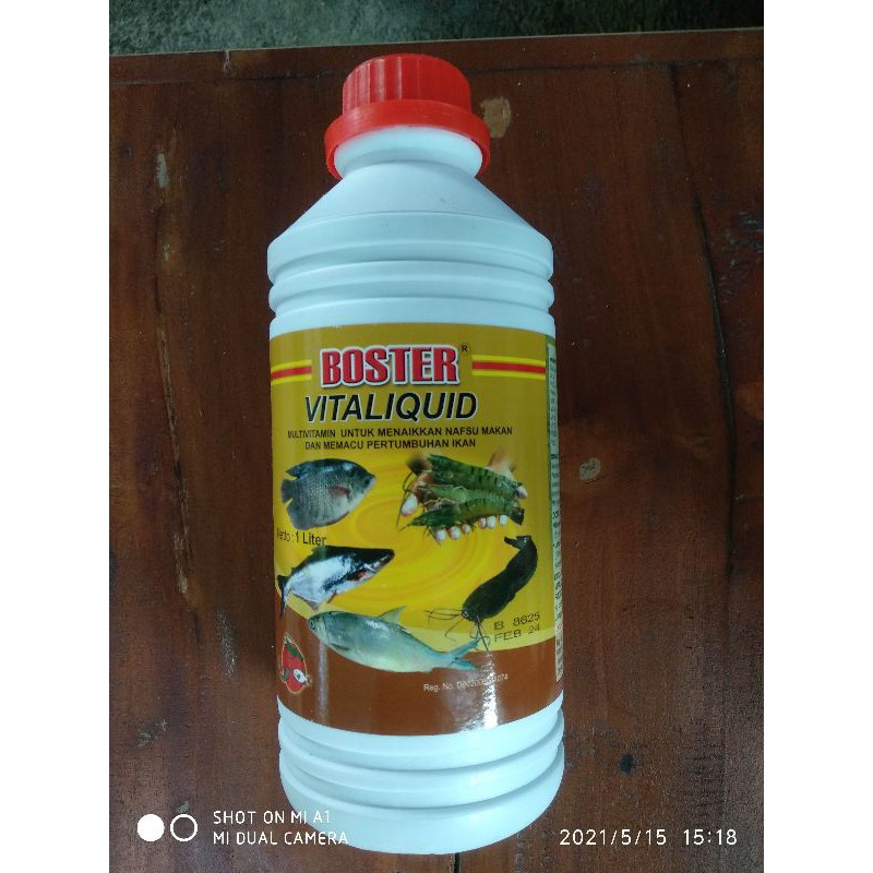 Boster Vitaliquid Vitamin ikan lele nila gurame