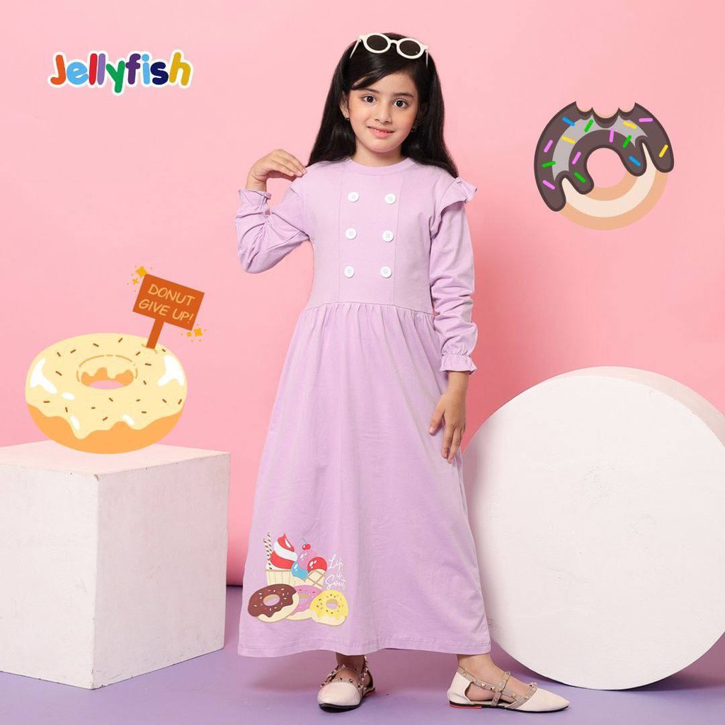 Gamis Long Dress Sweet series Jellyfish