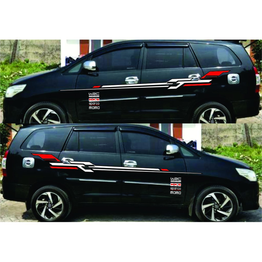 Promo Stiker Mobil Innova Cutting Stiker Mobil Innova Stipe Mobil Innova Stiker Terbaru Shopee Indonesia