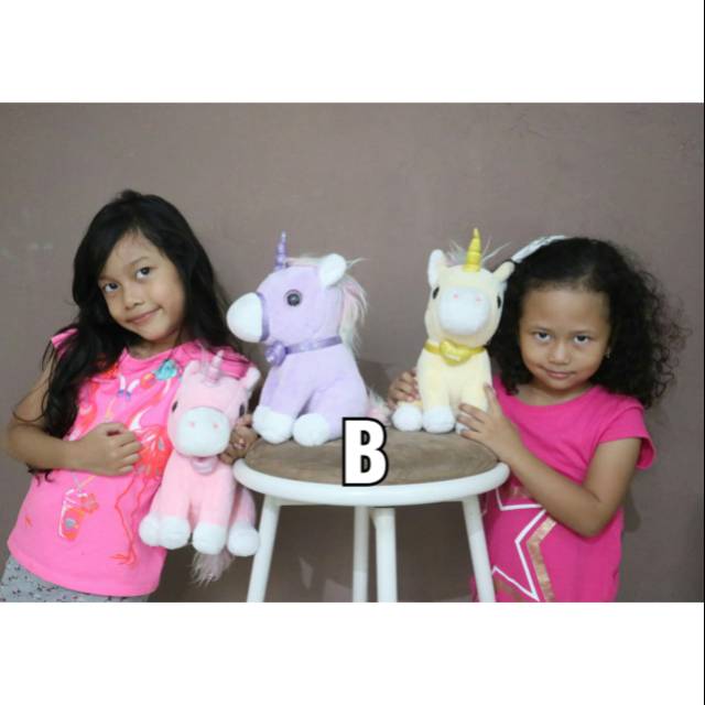 BONEKA UNICORN LITTLE PONY 10inch (B)