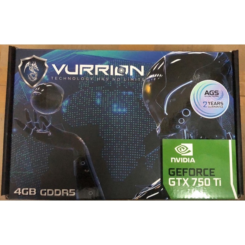 VGA Card Game Gaming VURRION nVIDIA GTX 750 Ti 4GB GDDR5 128bit GTX 750Ti GTX750Ti Original Real no 
