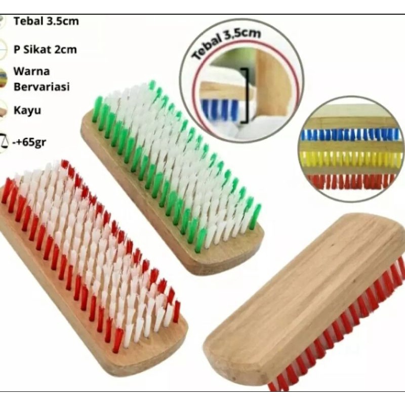 Sikat Baju Kayu/ Sikat Baju Besar/ Sikat serbaguna / Sikat Kayu Besar Murah