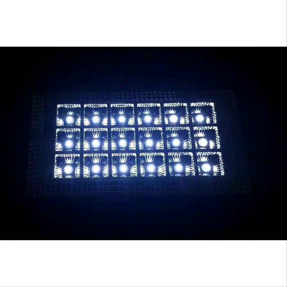 lampu bohlam plafon modifikasi kabin tengah mobil model 18 led universal warna putih dan biru