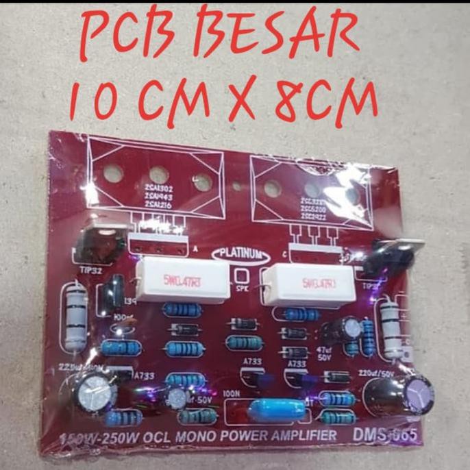 Kit Pcb Modul Driver Power Ampli Amplifier Mono 150W 200W 150 200 Watt