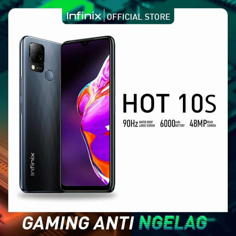 INFINIX HOT 10S  RAM 4/64GB dan RAM 6/128GB [ Helio G85, 6000mAh, 6,82" HD+]