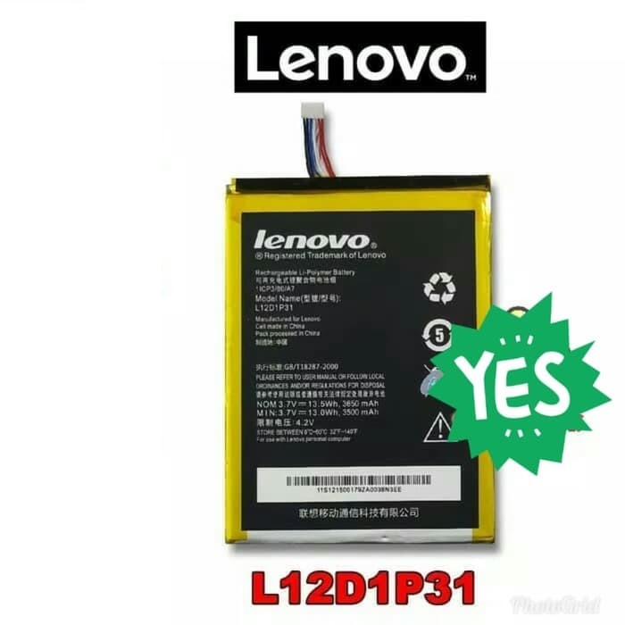 DISKON BATERAI LENOVO TAB A1000 / A3000 / A5000 ORIGINAL BATRE BATTERY