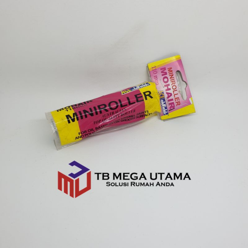 

Refill Kuas Roll Cat Ace Mini Mohair 110 mm | Isi Ulang Roller