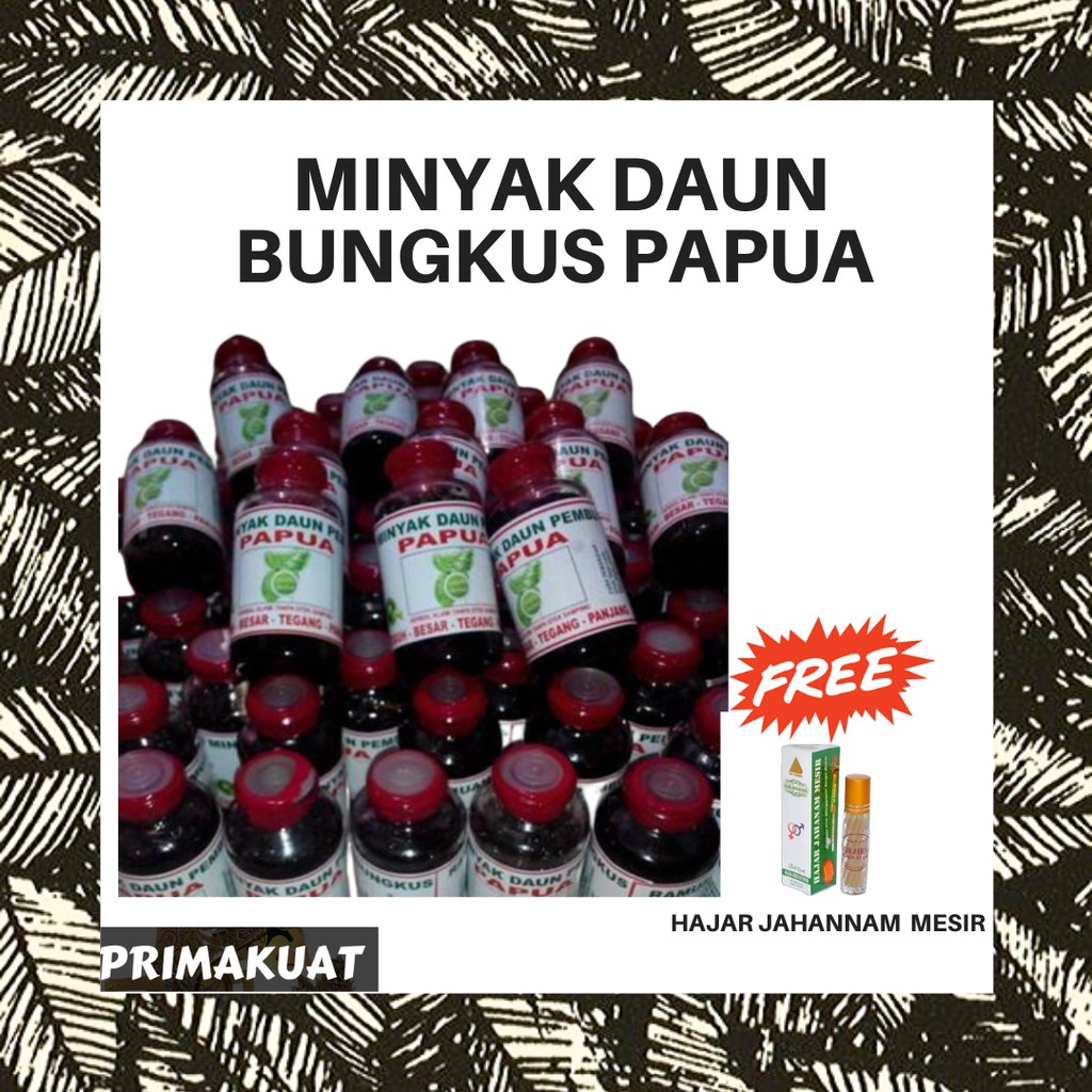 [BISA COD] Minyak Daun Bungkus Papua Original