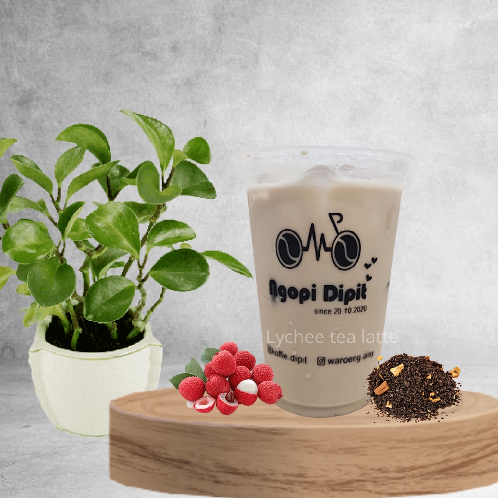 

Lychee Tea Latte
