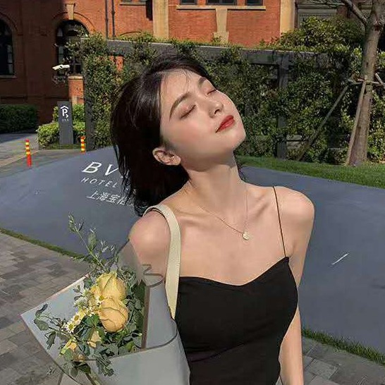 Feminin Tanktop Bra dengan Cup BH Singlet Atasan Wanita Import Murah-6