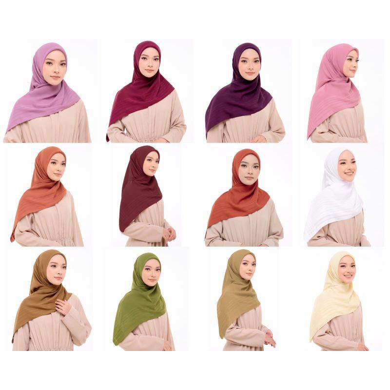 Yara hijab polos by Zaskia Mecca
