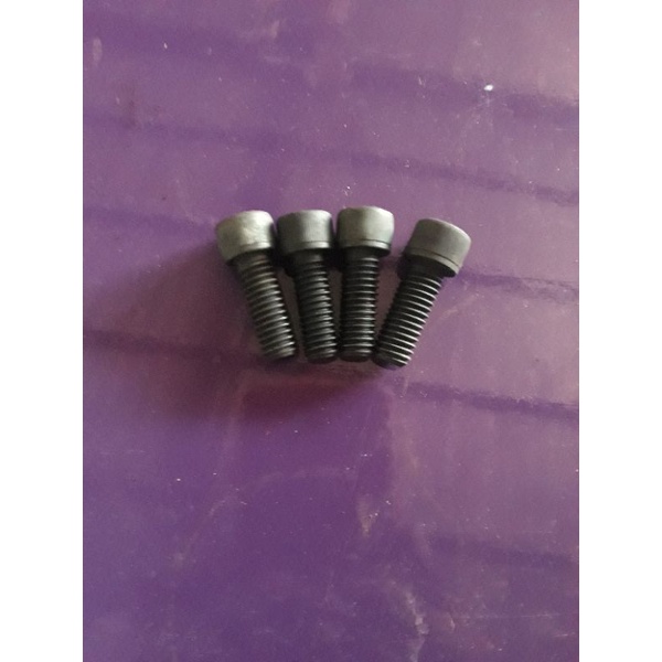 Baut L baja 5/16× 1/ inchi/ L hitam/ grade 12.9