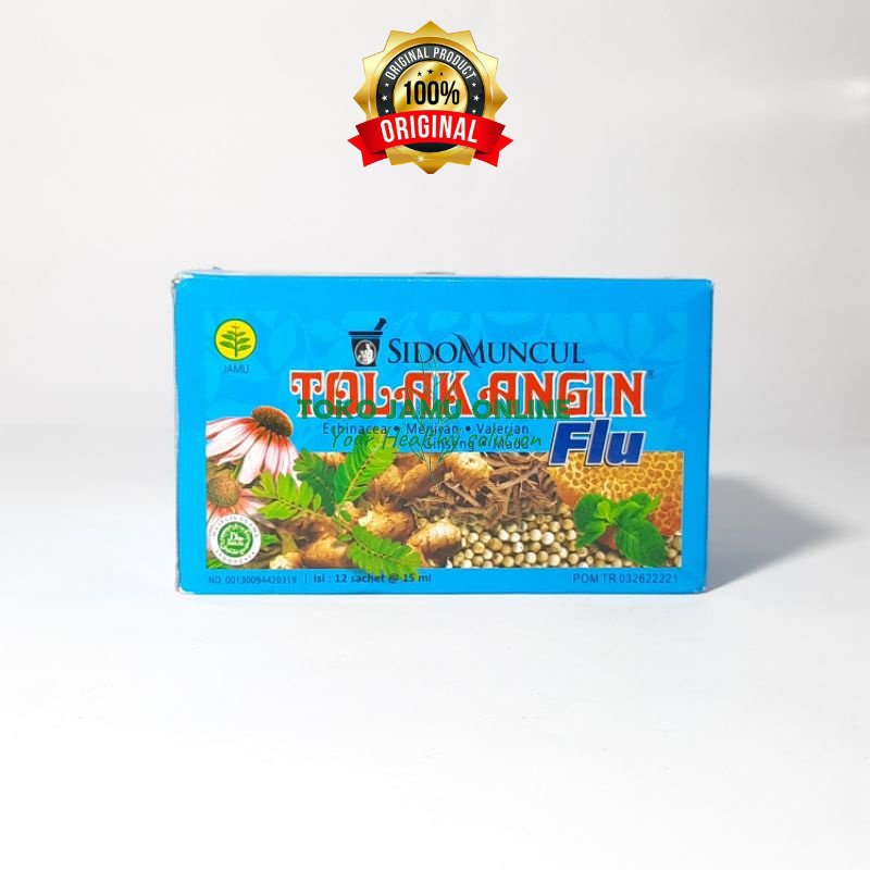 

Tolak Angin Flu Sidomuncul - Meringankan Gejala Flu & Masuk Angin (Isi 12 sachet)