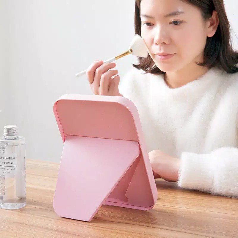 OSM JKT C5184 Cermin Lipat Persegi / Kaca Rias MakeUp / Cermin MakeUp / Beauty Mirror-3
