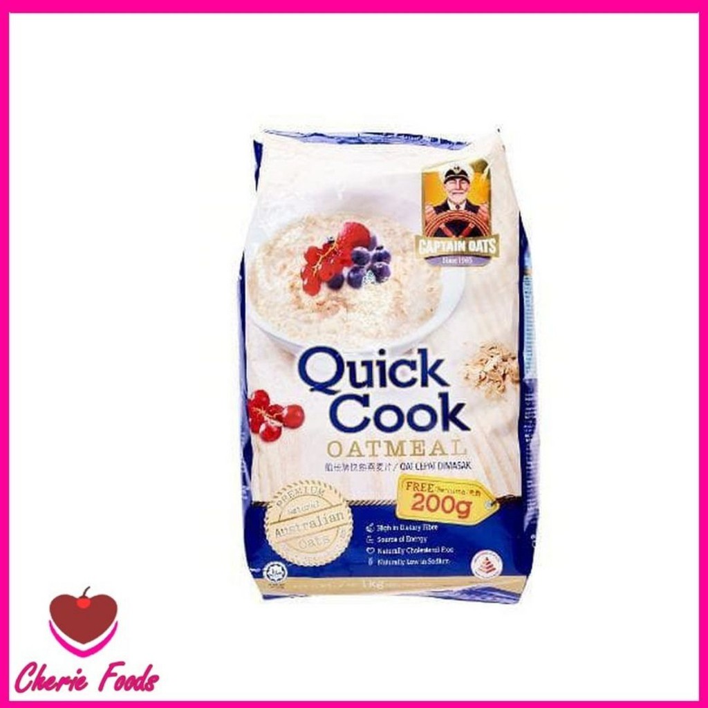 

Captain Oats Quick Cook Oatmeal / Oatmeal / Bubur Gandum Instant
