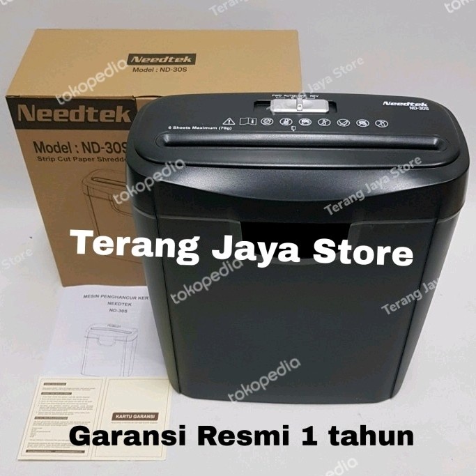 

Termurah Strip Cut Paper Shredder Needtek Nd-30S Mesin Penghancur Kertas Nd30S